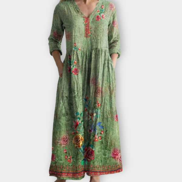 Lenka | Vestido boho largo y fluido