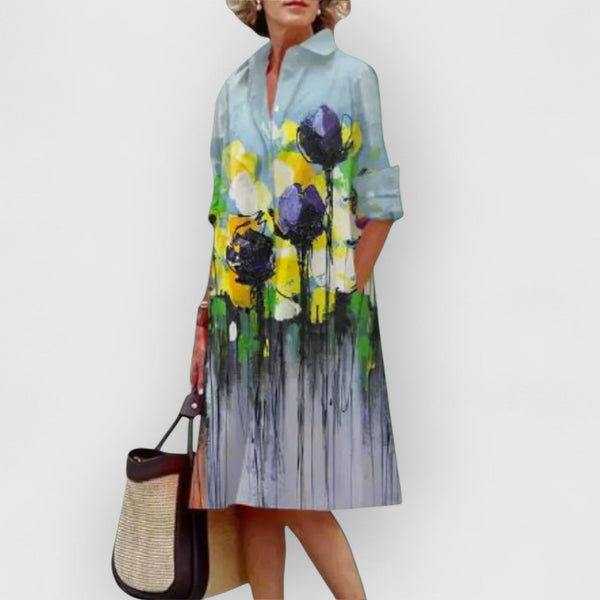 Sandra | Elegante vestido floral