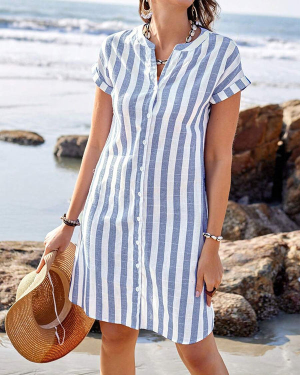 Mae | Elegante vestido a rayas