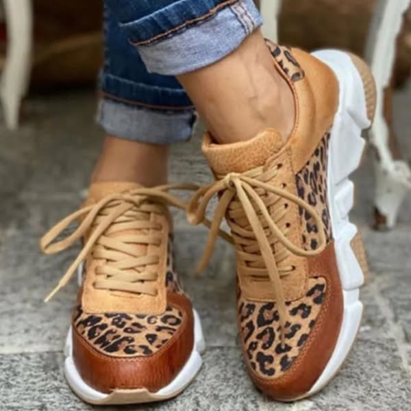 Harlene | Zapatos de moda con estampado de leopardo
