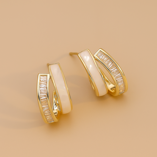 Carmen | Elegantes pendientes en forma de C