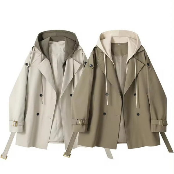 Richelle | Trenchcoat con capucha