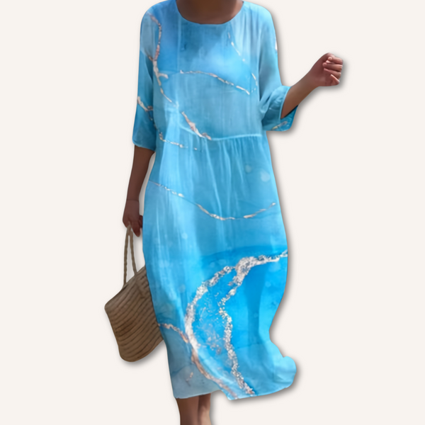 Mía｜Vestido estampado