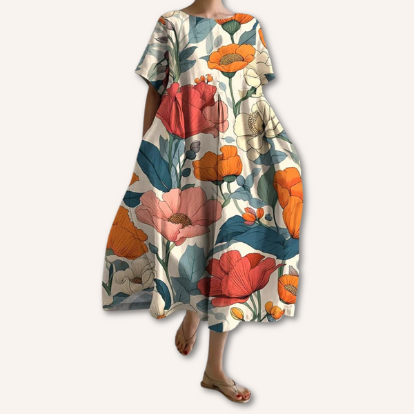 Nora | Vestido con estampado floral
