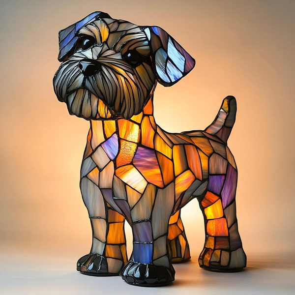 Lámpara de Terrier de Vidrio