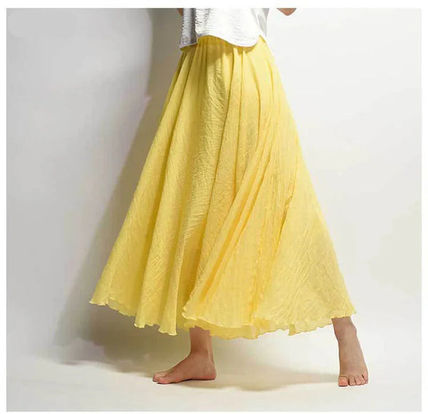 Ines | Falda maxi de verano con elegancia juguetona