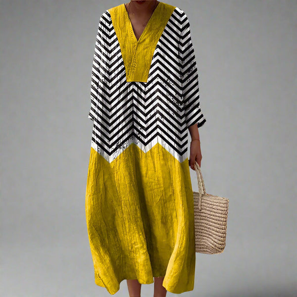 Sierra | Elegante vestido geométrico