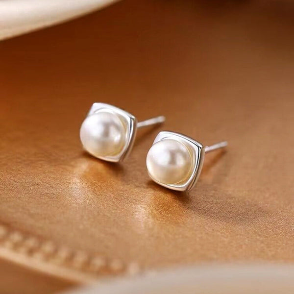 Pendientes de Moda con Perlas de Agua Dulce
