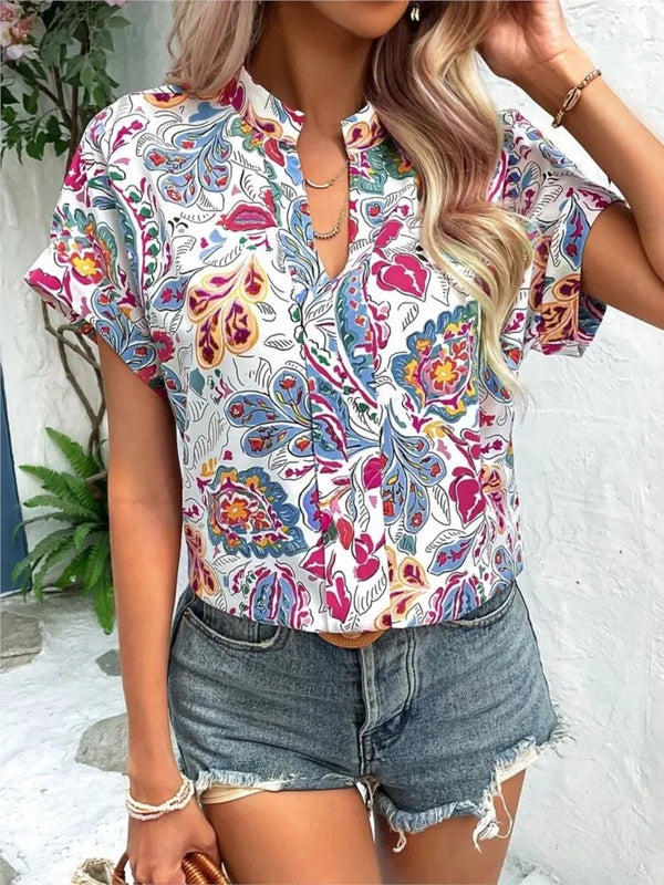 Loraine | Blusa colorida con estampado juguetón