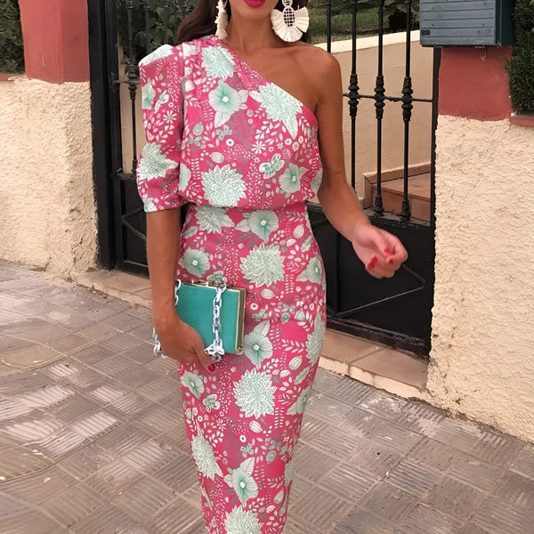 Emilie | Vestido Elegante de un Hombro