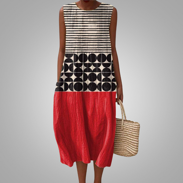 Lara | Vestido Geo Sunset