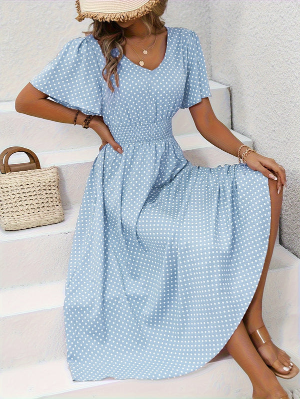 Raquel | Vestido Con Estampado de Lunares