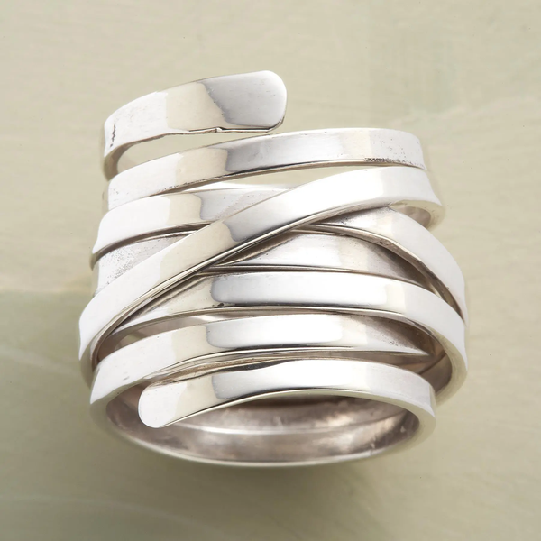 Hazel - Anillo de Plata Vintage Dikke Laag