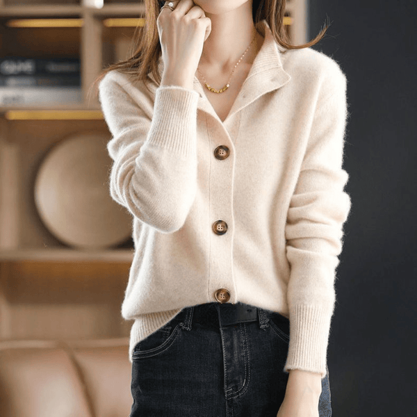 Annie™ | Chaleco de Cashmere de Punto