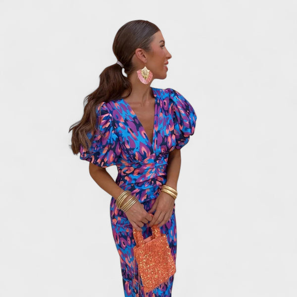Lily | Vestido Fuego Tropical